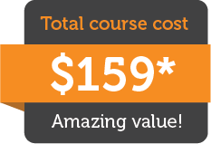 Total Course Costs Only $159